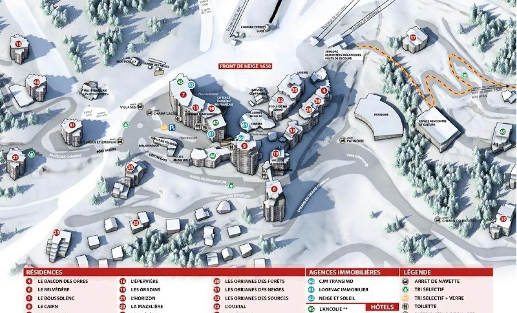 Residence Le Boussolenc - Studio Pour 4 Personnes Coeur De Station Mae-0464 Les Orres Apartament